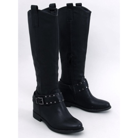 Cizme cu pană ascunse Watson Black negru 1 Cizme cu pană ascunse Watson Black negru 1