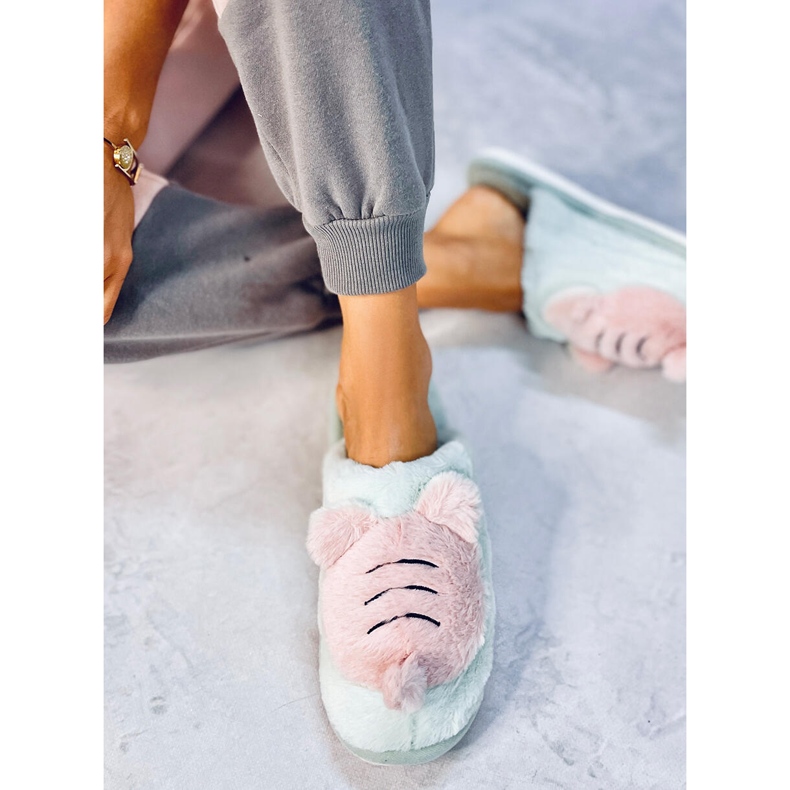 Papuci dama Pearl Mint verde 2 Papuci dama Pearl Mint verde 2