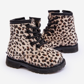 Cizme izolate pentru copii cu fermoar, Bej Goopy 1