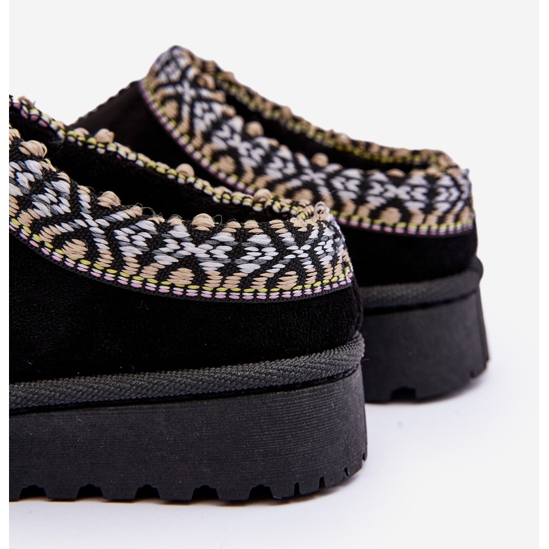 Papuci Izolați Copii Black Olivane negru 1