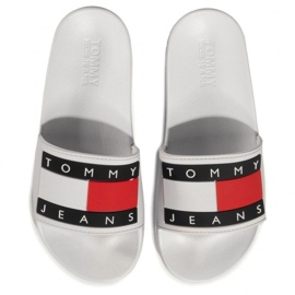 Tommy Hilfiger Sandale Tommy Jeans Flag Pool Slide W EN0EN00474-YBS alb 2