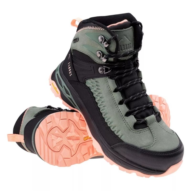 Pantofi Elbrus Engen Mid Wp Gr W 92800555459 verde 1