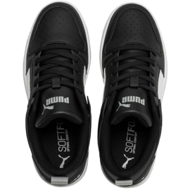 Pantofi copii Puma Rebound Layup Lo SL negri 370490 02 negru 1