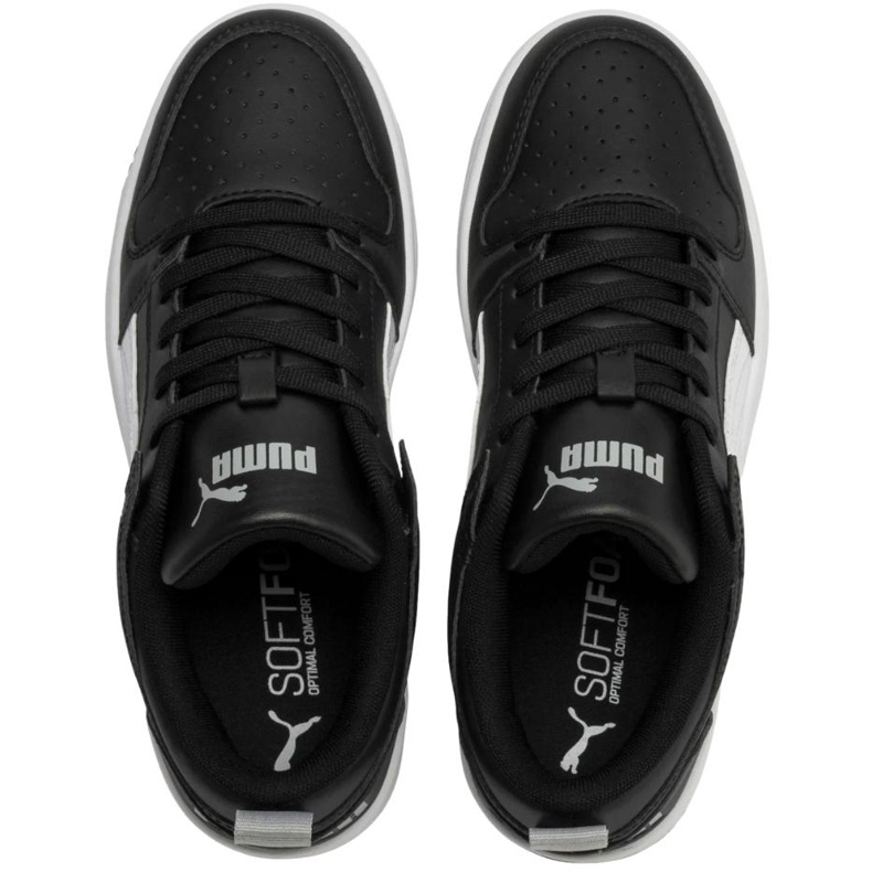 Pantofi copii Puma Rebound Layup Lo SL negri 370490 02 negru 1