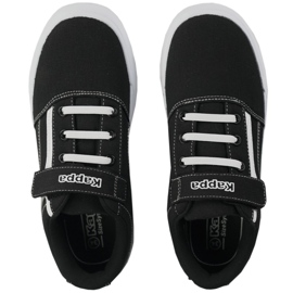 Pantofi pentru copii Kappa Chose Sun K alb-negru 260691K 1110 1