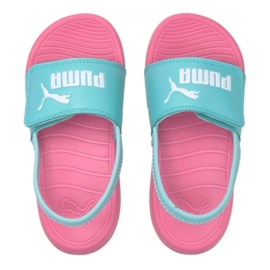 Sandale copii Puma Popcat 20 Backstrap Ac roz 380555 08 albastru 4