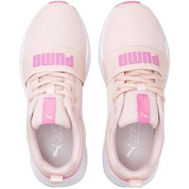 Pantofi copii Puma Wired Run Jr. bej 374214 18 2