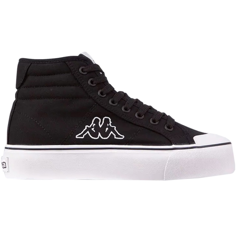 Pantofi de dama Kappa Boron MId Pf alb-negru 243161 1110 1