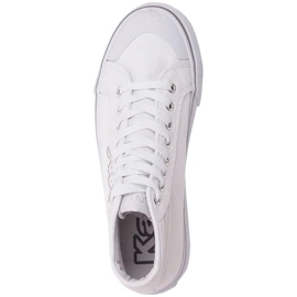 Pantofi de dama Kappa Boron MId Pf alb-argintiu 243161 1015 2