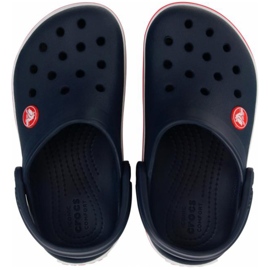 Crocs Kids Saboți Crocband Clog pentru copii bleumarin și roșu 207006 485 2
