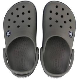 Saboți pentru copii Crocs Kids Crocband Clog, gri și bleumarin 207006 05H 2