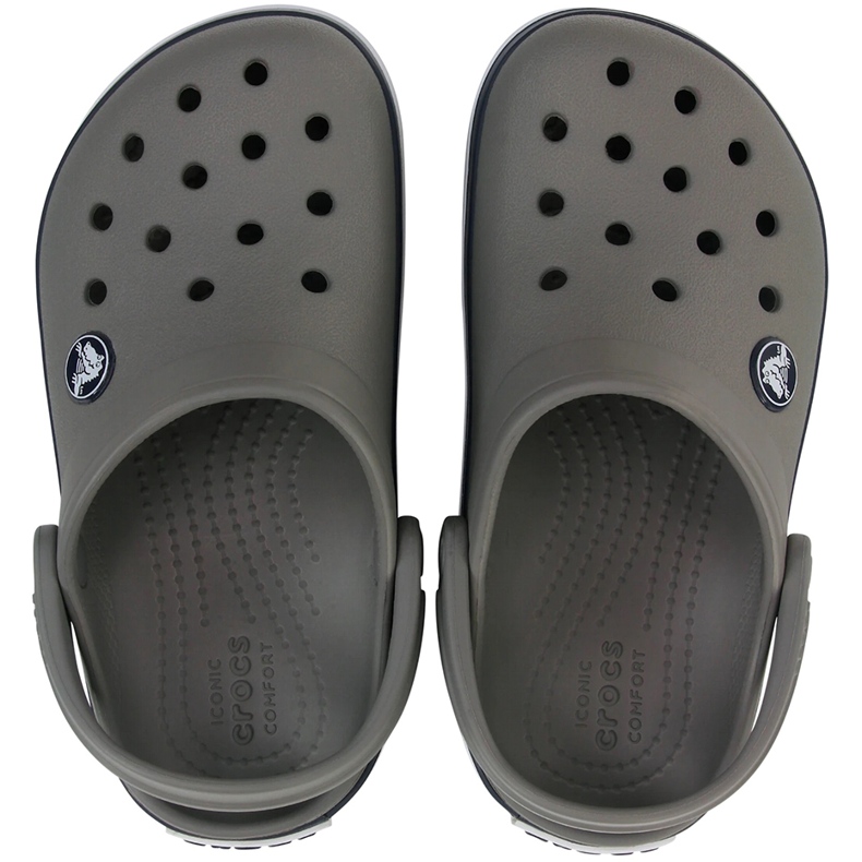Saboți pentru copii Crocs Kids Crocband Clog, gri și bleumarin 207006 05H 2