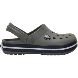 Saboți pentru copii Crocs Kids Crocband Clog, gri și bleumarin 207006 05H 1