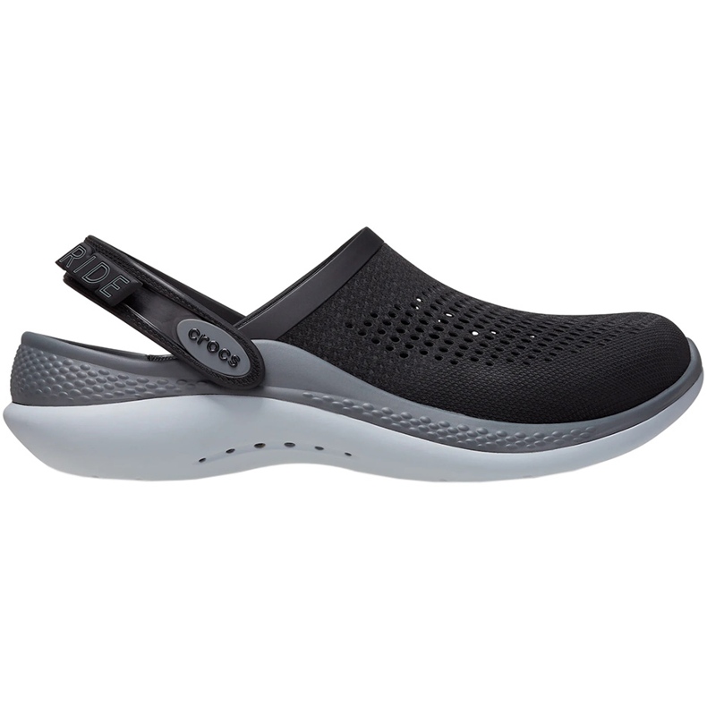 Saboți Crocs LiteRide 360 ​​​​Clog negru și gri 206708 0DD 1