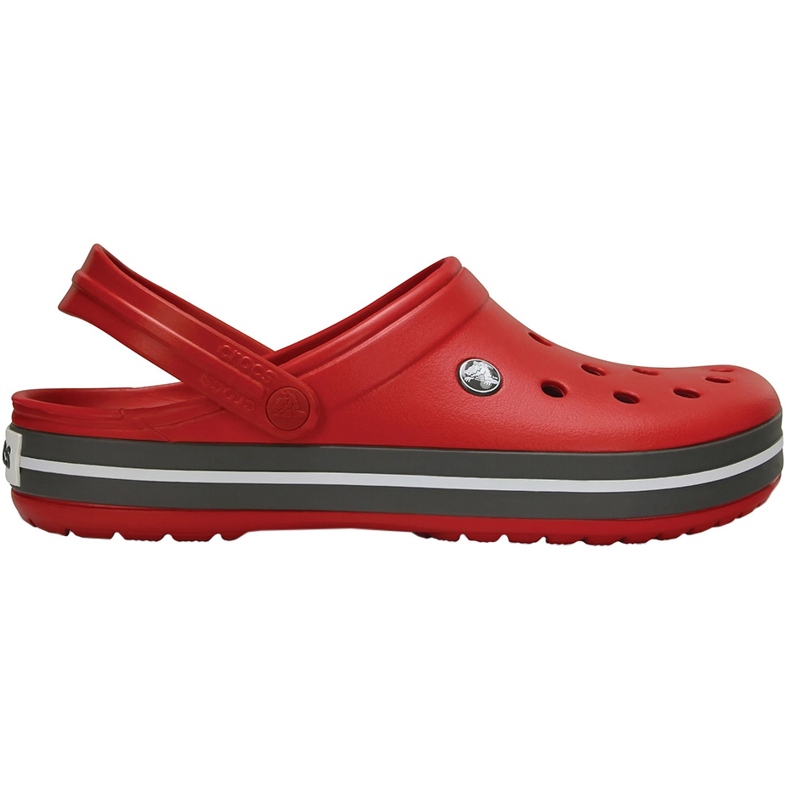 Saboți Crocs Crocband Clog roșu-gri 11016 6EN roşu 1