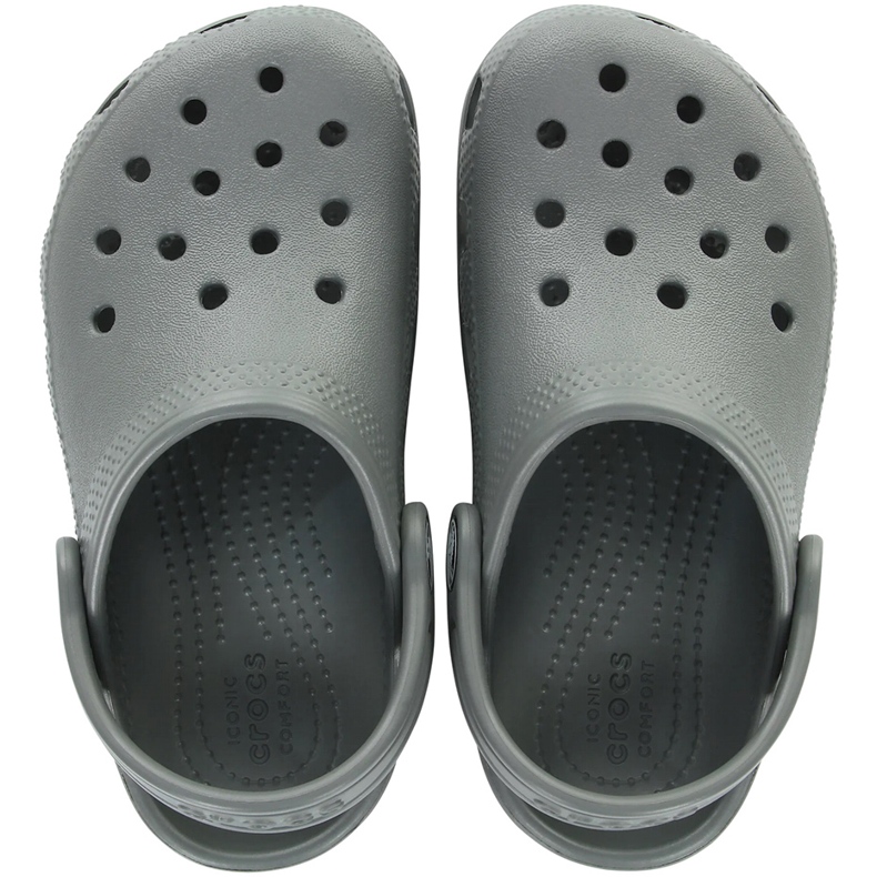 Saboți Crocs Kids Toddler Classic, gri 206990 0DA 2