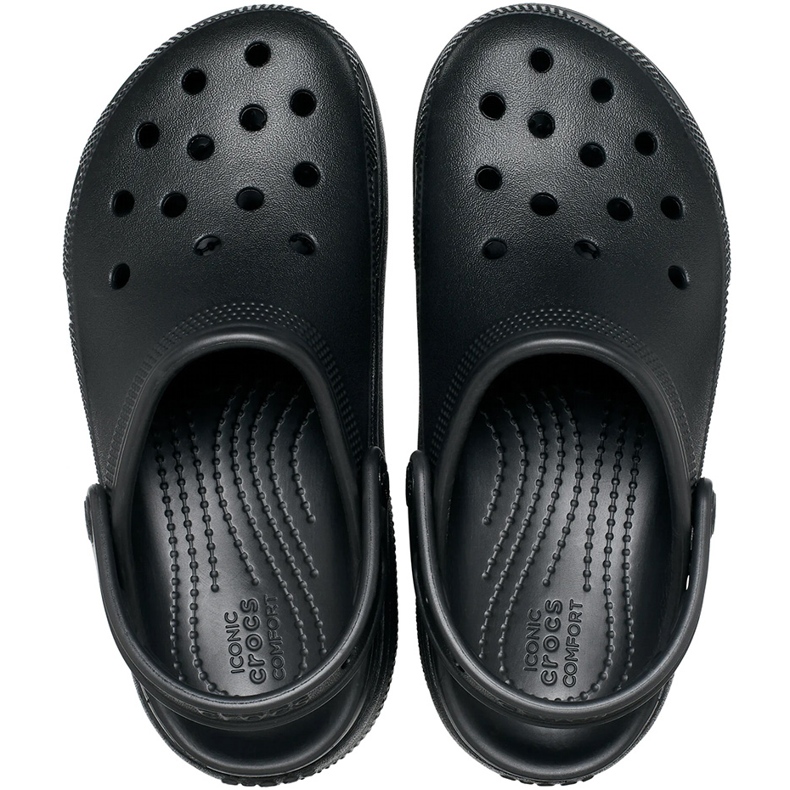 Saboți Crocs Cutie Clog Kids negri 207708 001 negru 2