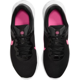 Pantofi de damă Nike Revolution 6 Next negru și roz DC3729 002 2