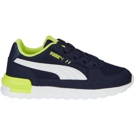 Pantofi copii Puma Graviton Ac Ps bleumarin si verde 381988 14 albastru 1