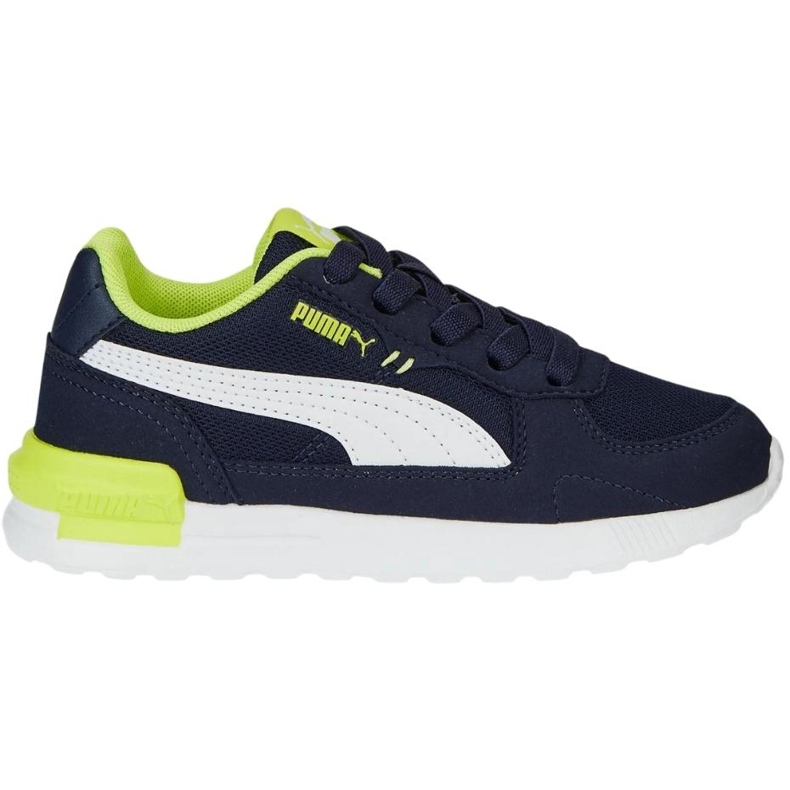 Pantofi copii Puma Graviton Ac Ps bleumarin si verde 381988 14 albastru 1