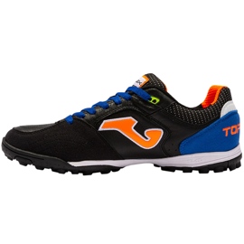 Pantofi de fotbal Joma Top Flex 2201 Turf negru și albastru TOPW2201TF 2