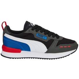 Pantofi pentru copii Puma R78 Jr negru-gri-albastru 373616 29 1
