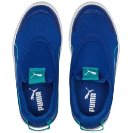 Pantofi copii Puma Courtflex v2 Slip On Ps albastru 374858 11 2