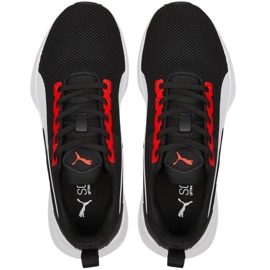 Puma Flyer Runner Jr. alb-negru 192928 33 pantofi copii 2