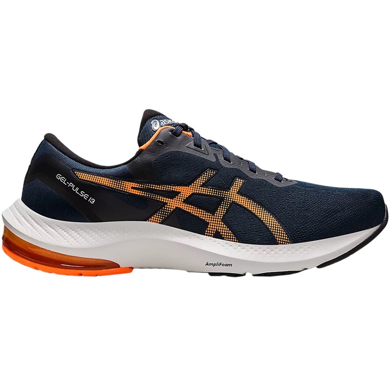Pantofi de alergare pentru bărbați Asics Gel Pulse 13, bleumarin și portocaliu 1011B175 403 albastru 1