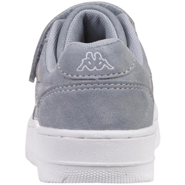 Pantofi pentru copii Kappa Bash gri-alb 260852SCK 6510 4