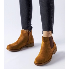 Cizme Chelsea izolate maro Fidenzio 1