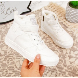Pantofi izolați Big Star Jr GG374041 INT1435B alb 1