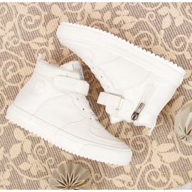 Pantofi izolați Big Star Jr GG374041 INT1435B alb 3