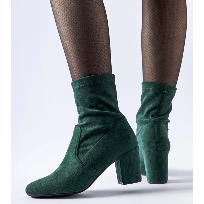 Botine Lexington verzi cu slip-on verde 1