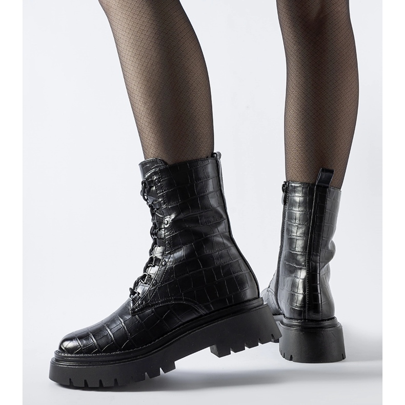 Cizme Cressac izolate lavete negre negru 1