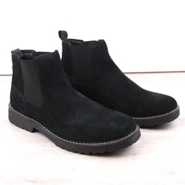Botine Filippo M PAW499A din piele, negre negru 2
