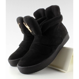 GF-jx29 Tenisi negri din piele intoarsa negru 2