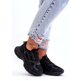 Pantofi sport negri de damă negru 6