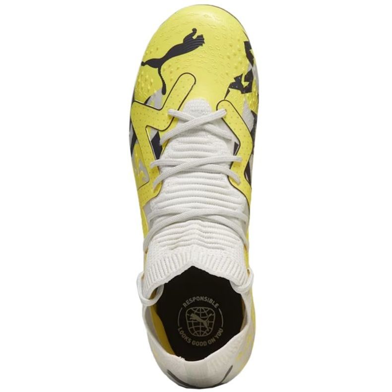 Pantofi de fotbal Puma Future Match FG/AG Jr 107384 04 alb 1