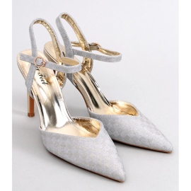 Pompe stiletto Imogen Gold cu toc deschis de aur 1