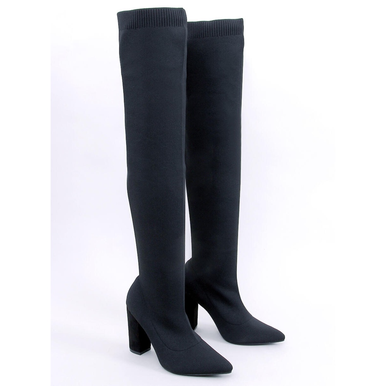 Veronica Mulți elastici negri cu toc înalt negru 1