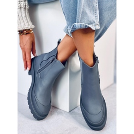 Cizme Jodhpur Carey LT.BLUE albastru 1