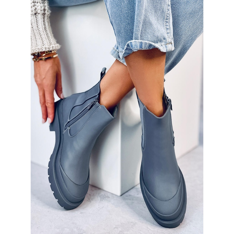 Cizme Jodhpur Carey LT.BLUE albastru 1