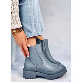 Cizme Jodhpur Carey LT.BLUE albastru 2