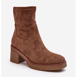 Botine de damă maro Argastis 2