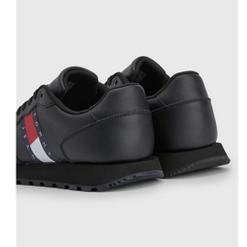 Pantofi Tommy Hilfiger Leather Runner Ess M EM0EM008980GK negru 1