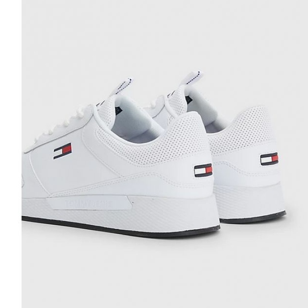 Pantofi Tommy Hilfiger Flexi Runner M EM0EM01080YBR alb 1