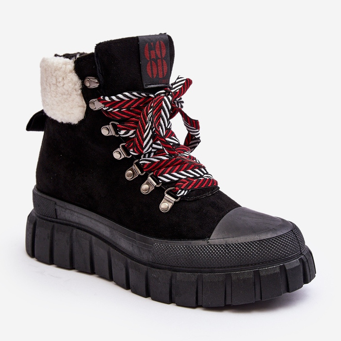 Cizme Trapper Izolate Pe O Talpă Groasă, Ralotta Neagră negru 1