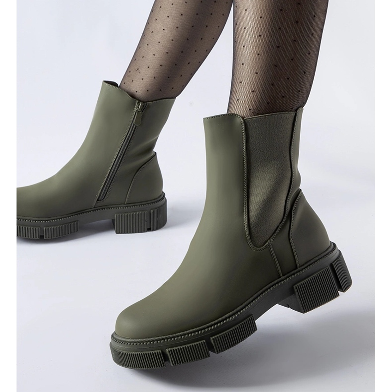 Botine de cauciuc Sorbo izolate verzi verde 1