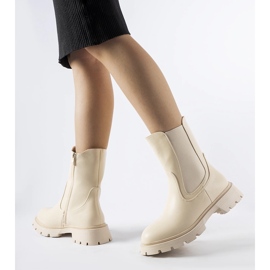 Botine clasice Pleasanton izolate bej 1